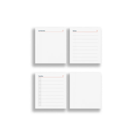 Kit 4 Mini Bloquinhos