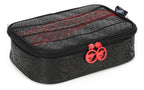 Estojo Box Escolar 100 Pens Hotwheels Infantil - Luxcel Cor Vermelho Hot Wheels