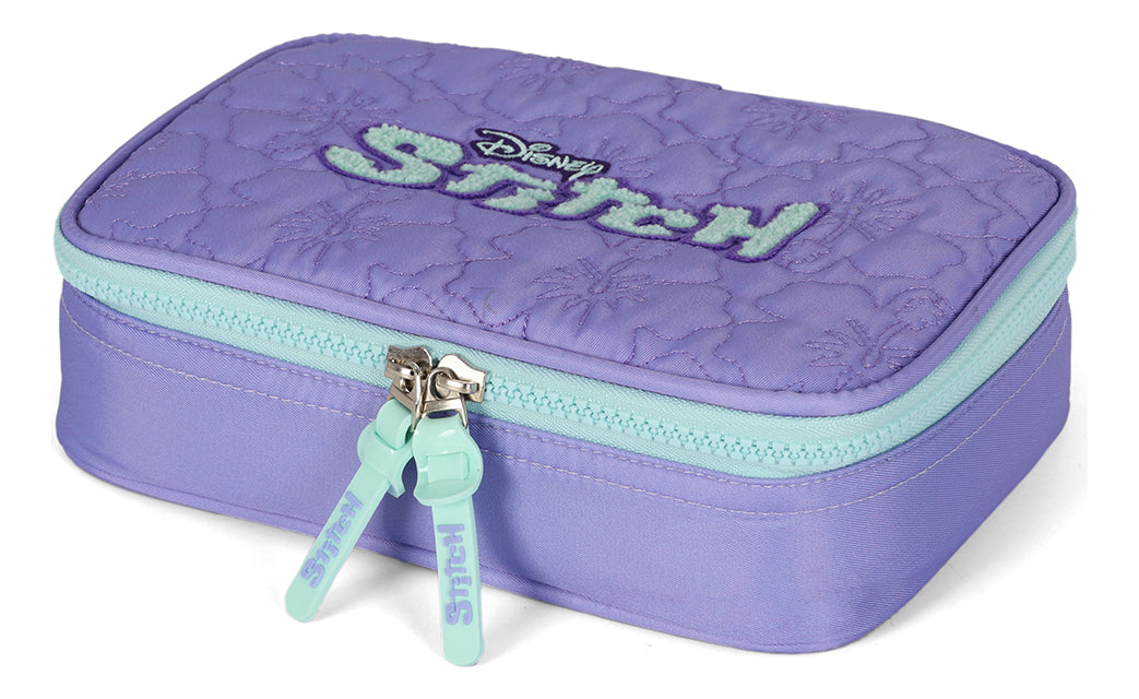 Estojo Escolar Box Stitch Disney 50074 - Luxcel Roxo Disney Stitch Roxo