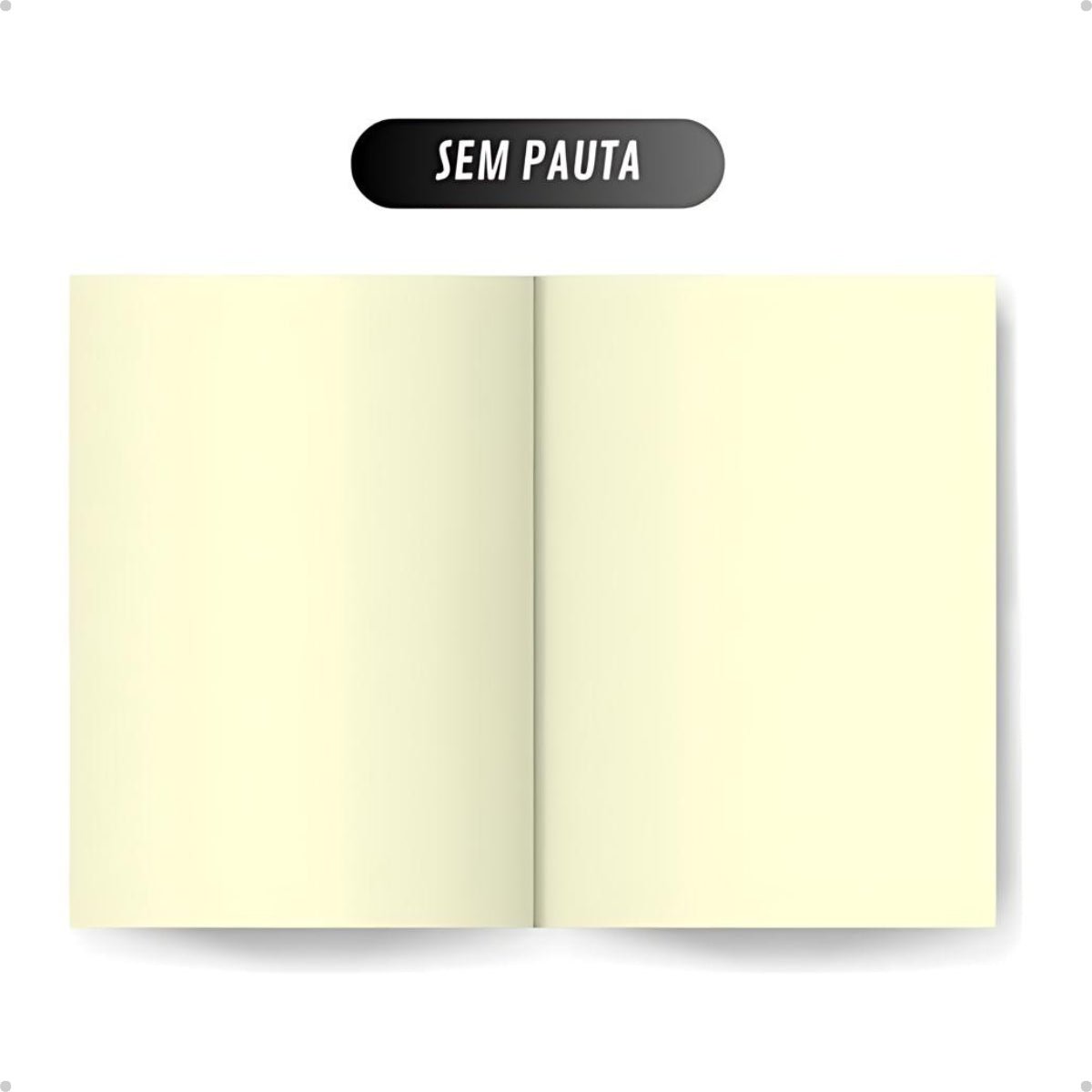 Kit 3 Caderneta Anotação Sketchbook Moleskine Executiva 80 Folhas Sem Pauta