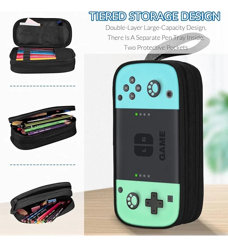 Estojo Infantil Grande Com Compartimentos