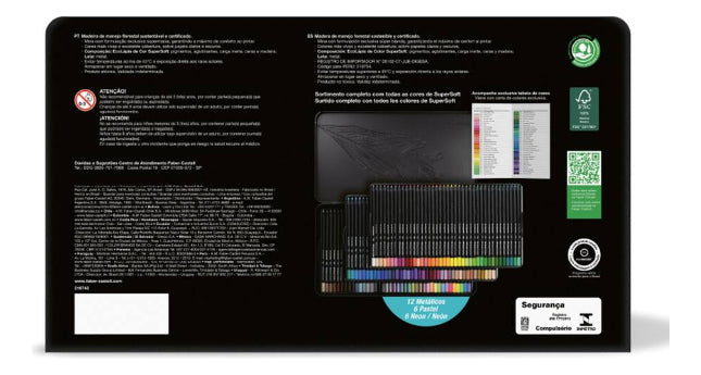 Lápis De Cor 120 Cores Supersoft Faber Castell
