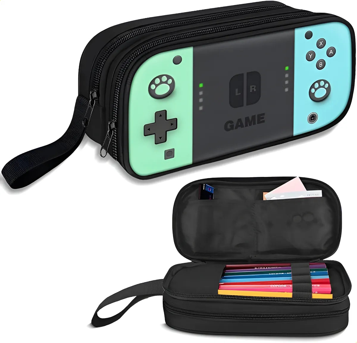 Estojo Infantil Grande Com Compartimentos