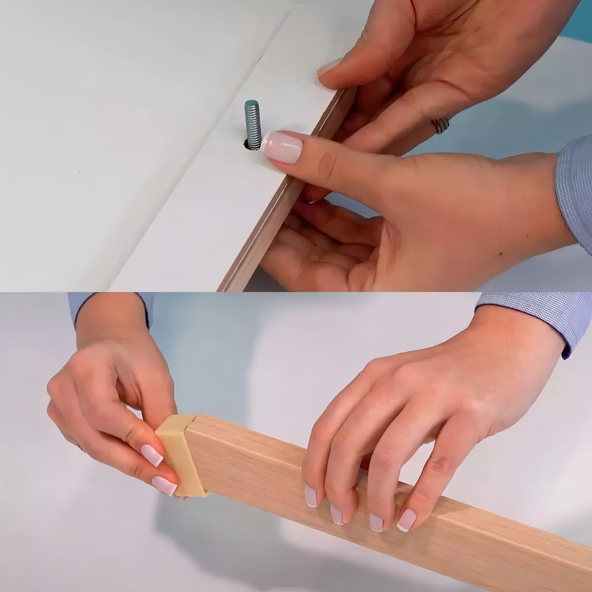 Cavalete Flip Chart Stalo Madeira Branco 1.75m com Pregadores