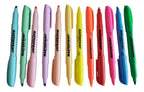 6 Marca Texto Neon + 6 Marca Texto Pastel Masterprint Mp 612