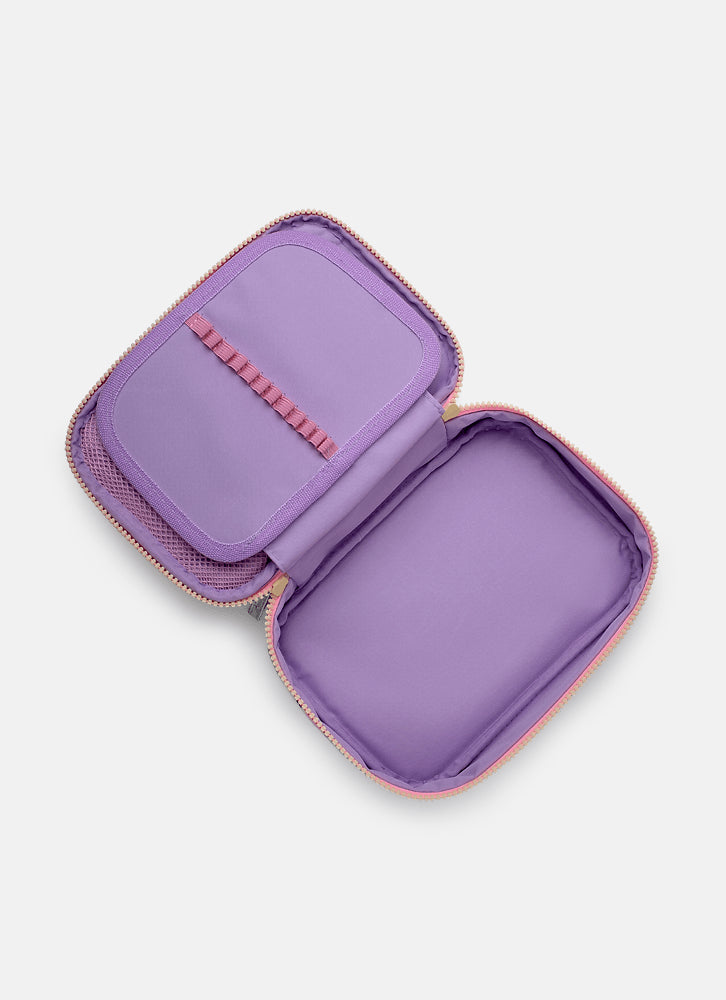 Estojo Grande Gata Sereia Escolar Infantil - Puket