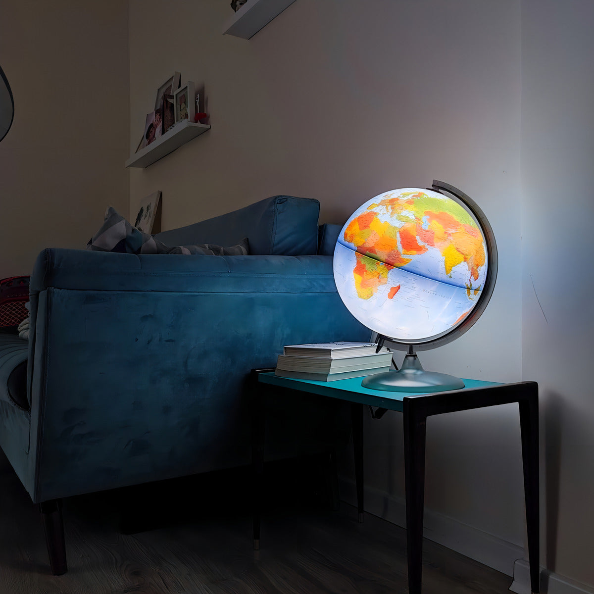 Globo Terrestre Político com LED Tecnodidattica Orion Creation 30cm