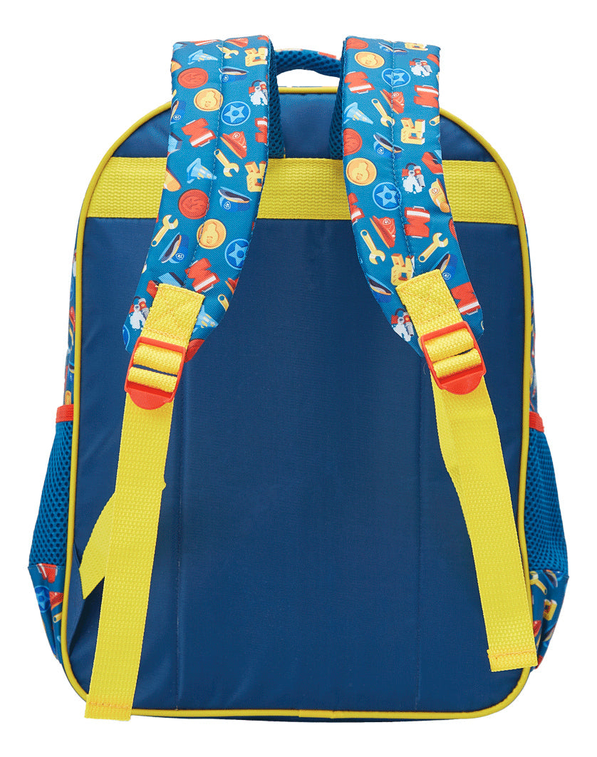 Mochila Escolar Costas Xeryus 16 Patrulha Canina Paw Patrol Alto Relevo Chase Rubble Marshall Azul - Infantil
