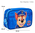 Estojo Escolar Infantil Capacidade Para 100 Lápis Patrulha Chase 15357