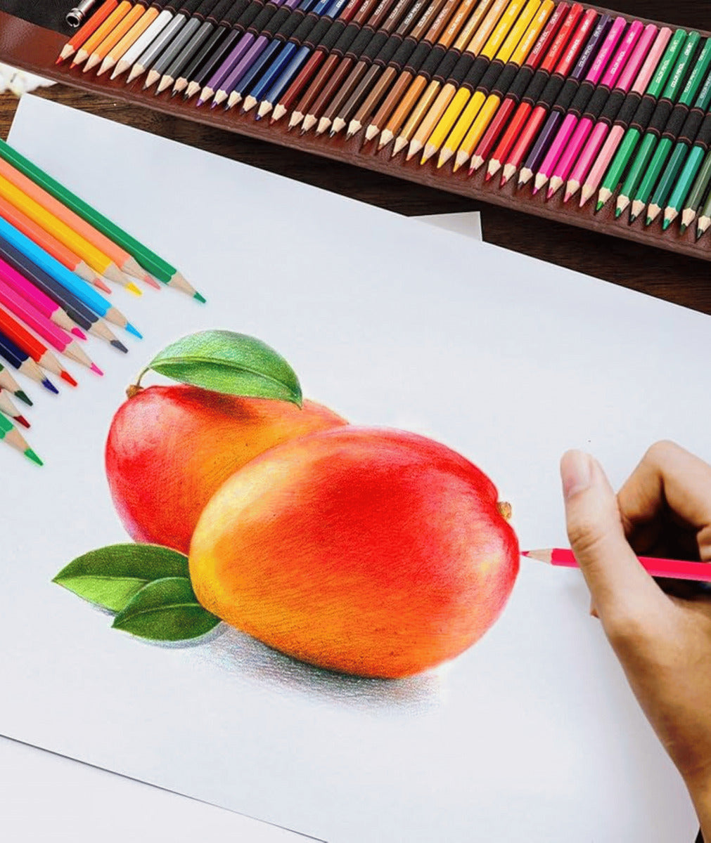 Kit Escolar Faber-castell 24 Lápis + 12 Canetinhas