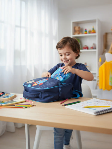 Estojo Escolar Infantil 36 Lápis + Calculadora Licenciado