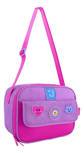 Kit Mochila Carrinho Juju Teófilo Estojo Box Lancheira