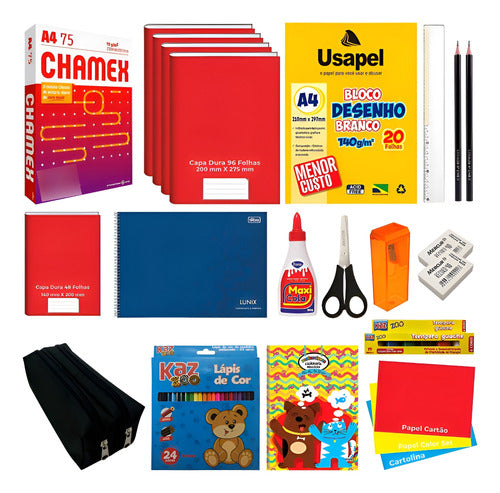 Material Escolar Completo 3 Ano Ensino Fundamental Infantil