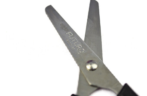 Tesoura Escolar Infantil Sem Ponta Inox 13cm Multiuso